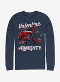 Disney Pixar The Incredibles Valentine Almighty Long-Sleeve T-Shirt | Premium Unisex T-Shirt, Trending Graphic Tee