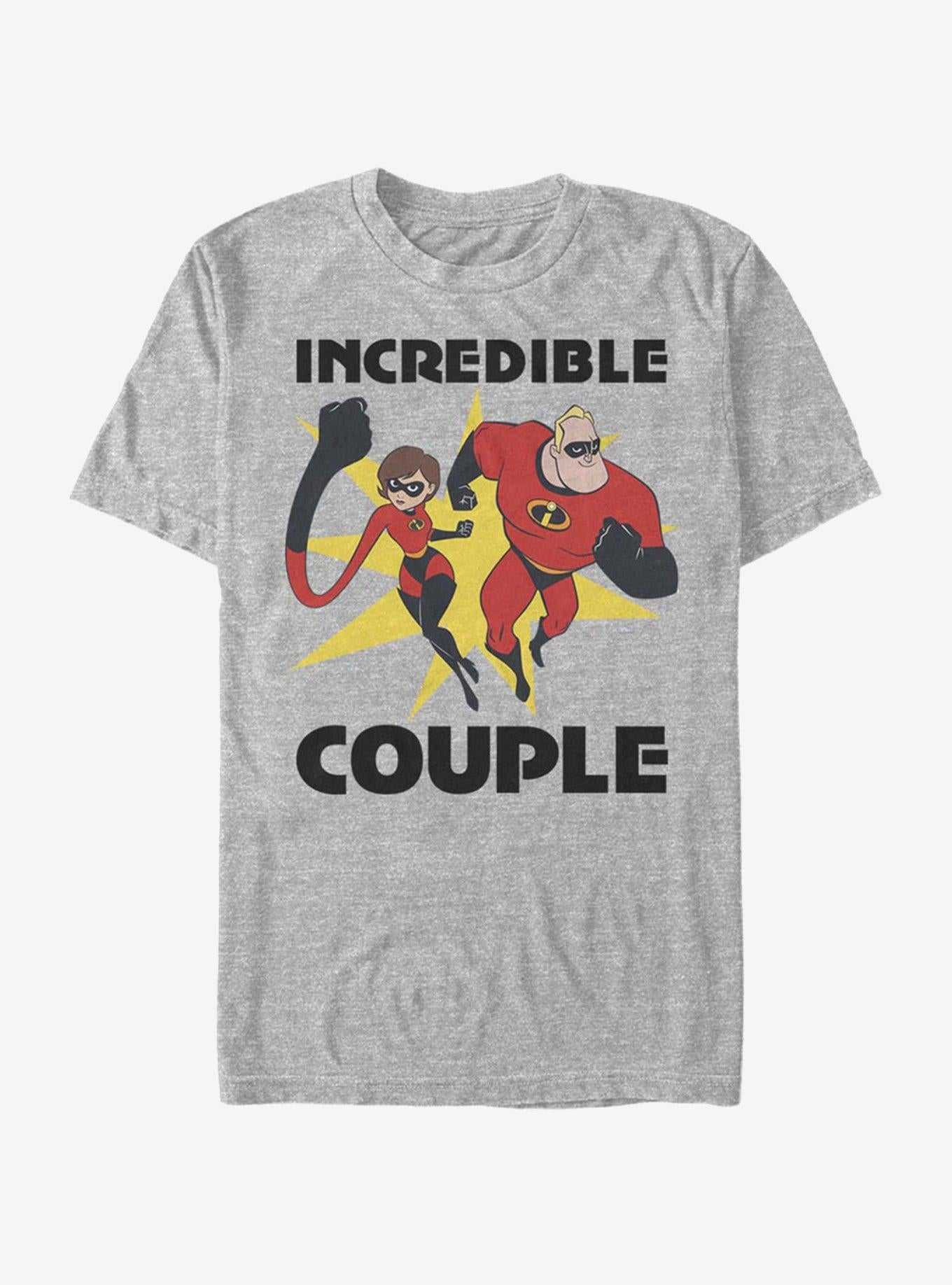 Disney Pixar The Incredibles Incredible Couple T-Shirt | Premium Unisex T-Shirt, Trending Graphic Tee