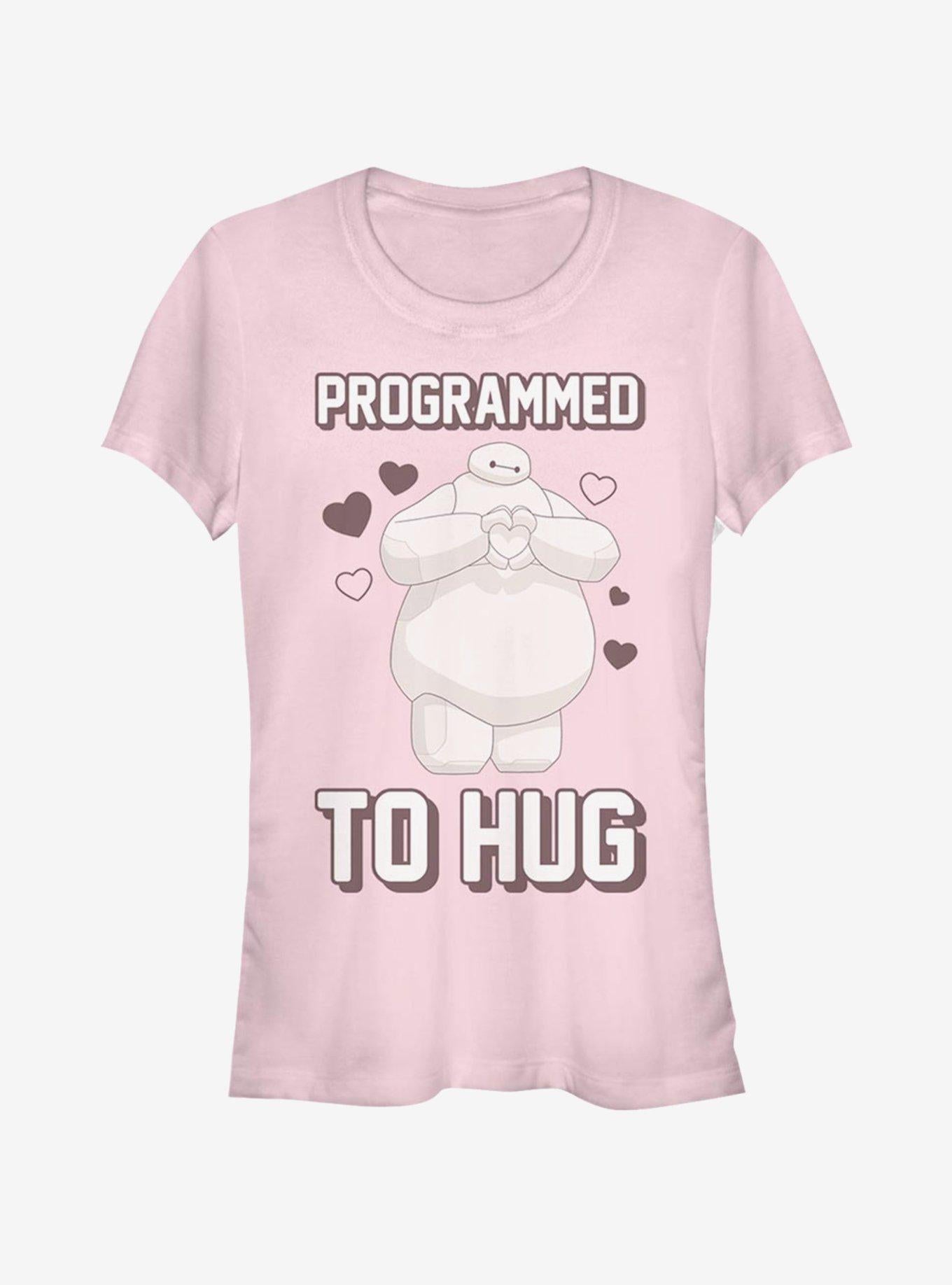 Disney Big Hero 6 Programmed To Hug Girls T-Shirt | Premium Unisex T-Shirt, Trending Graphic Tee