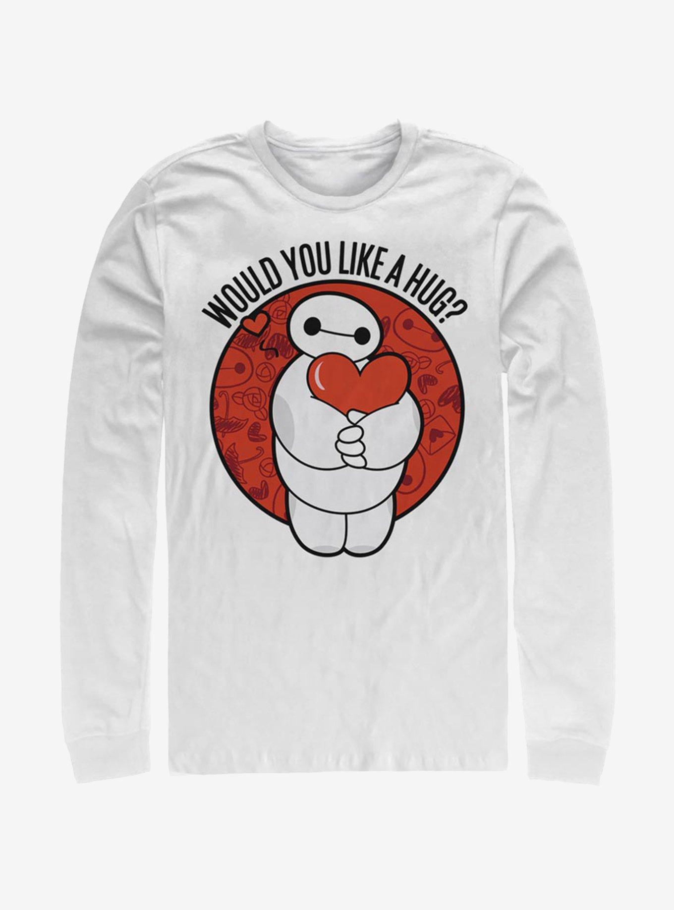 Disney Big Hero 6 Like A Hug Long-Sleeve T-Shirt | Premium Unisex T-Shirt, Trending Graphic Tee