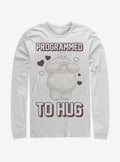 Disney Big Hero 6 Programmed To Hug Long-Sleeve T-Shirt | Premium Unisex T-Shirt, Trending Graphic Tee