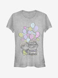 Disney Pixar Up Ellie Carl Love Up Girls T-Shirt | Premium Unisex T-Shirt, Trending Graphic Tee