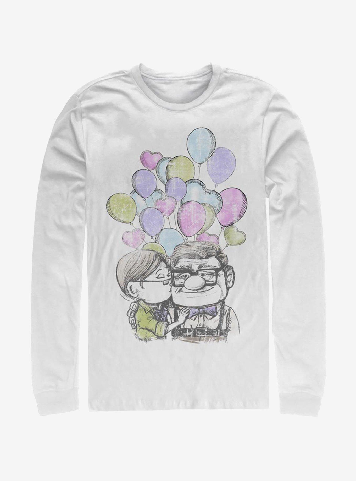 Disney Pixar Up Ellie Carl Love Up Long-Sleeve T-Shirt | Premium Unisex T-Shirt, Trending Graphic Tee