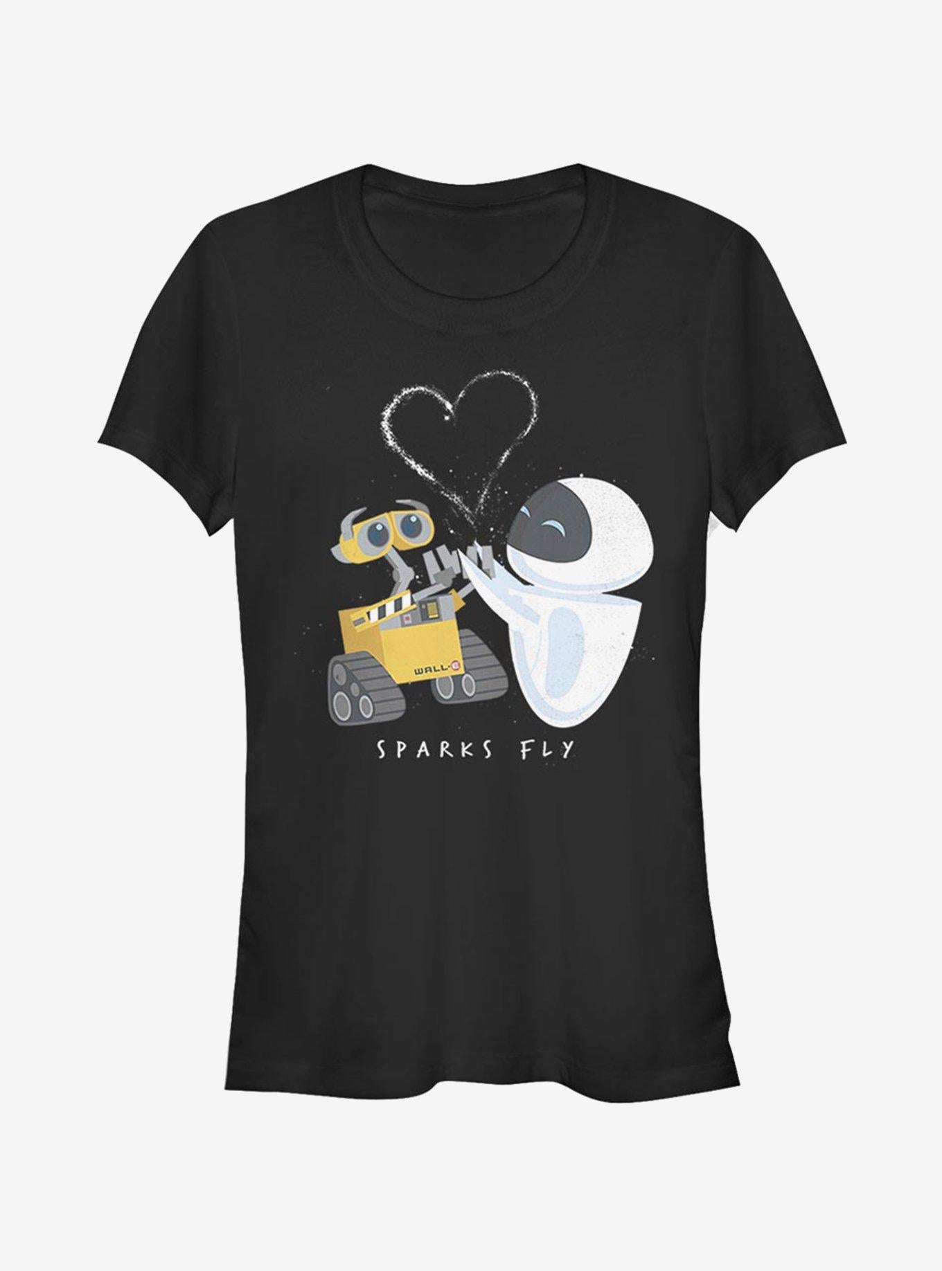 Disney Pixar Wall-E Sparks Fly Girls T-Shirt | Premium Unisex T-Shirt, Trending Graphic Tee