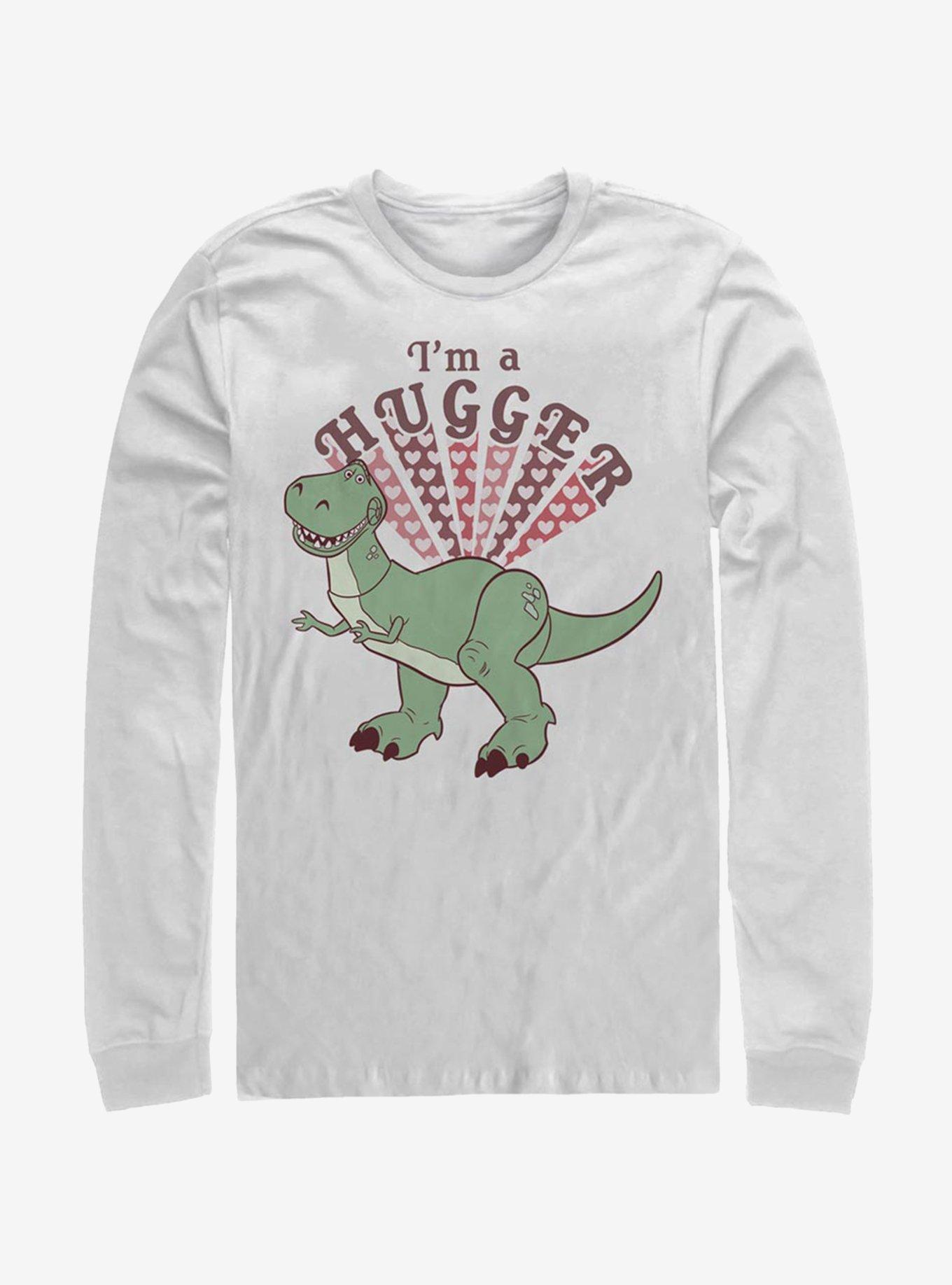 Disney Pixar Toy Story Hugger Rex Long-Sleeve T-Shirt | Premium Unisex T-Shirt, Trending Graphic Tee