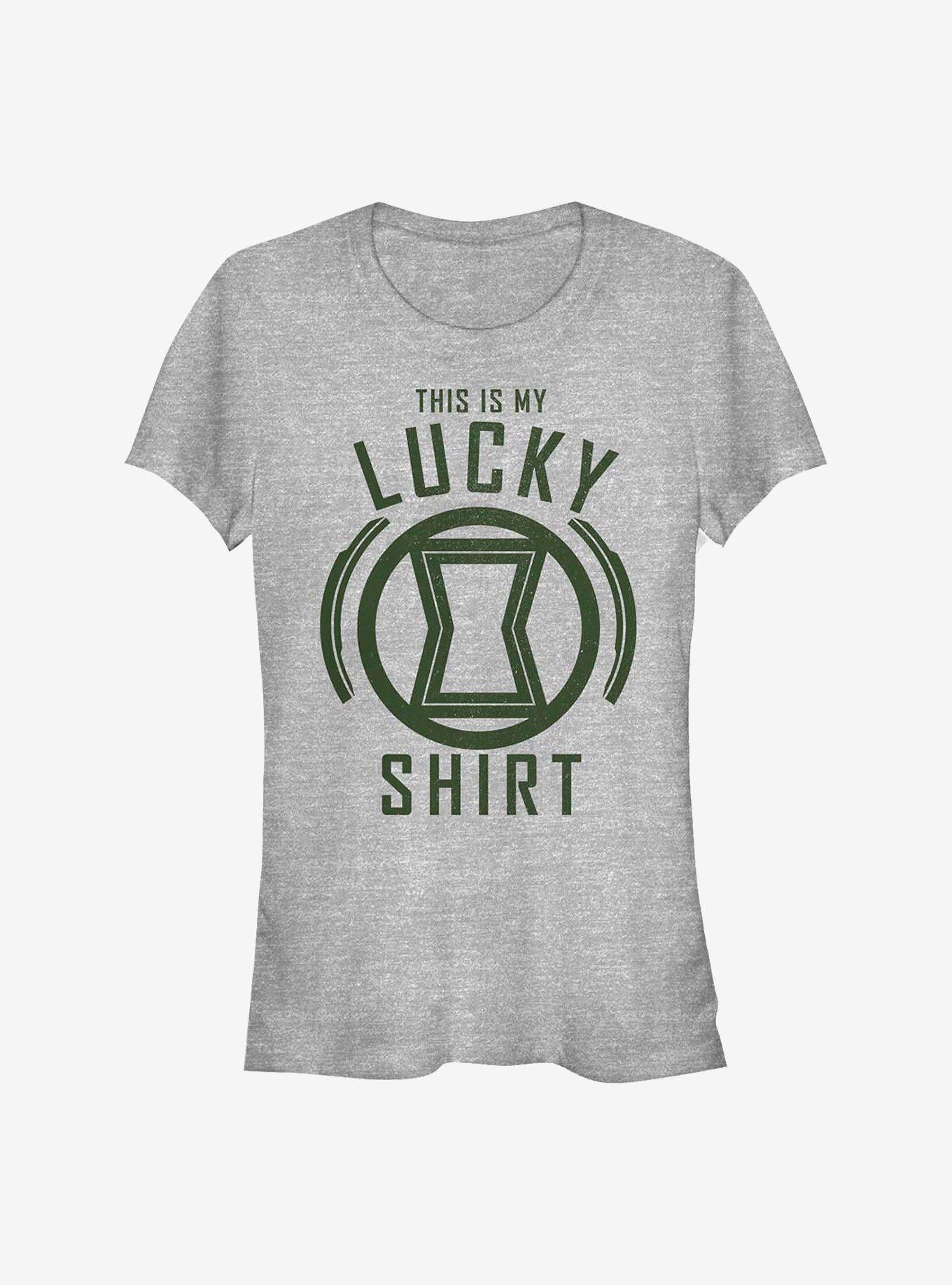 Marvel Black Widow Lucky Widow Girls T-Shirt | Premium Unisex T-Shirt, Trending Graphic Tee