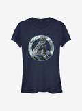 Marvel Fantastic Four Four Badge Girls T-Shirt