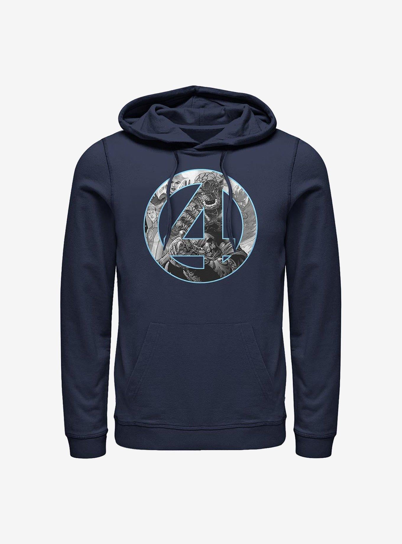 Marvel Fantastic Four Four Badge Hoodie