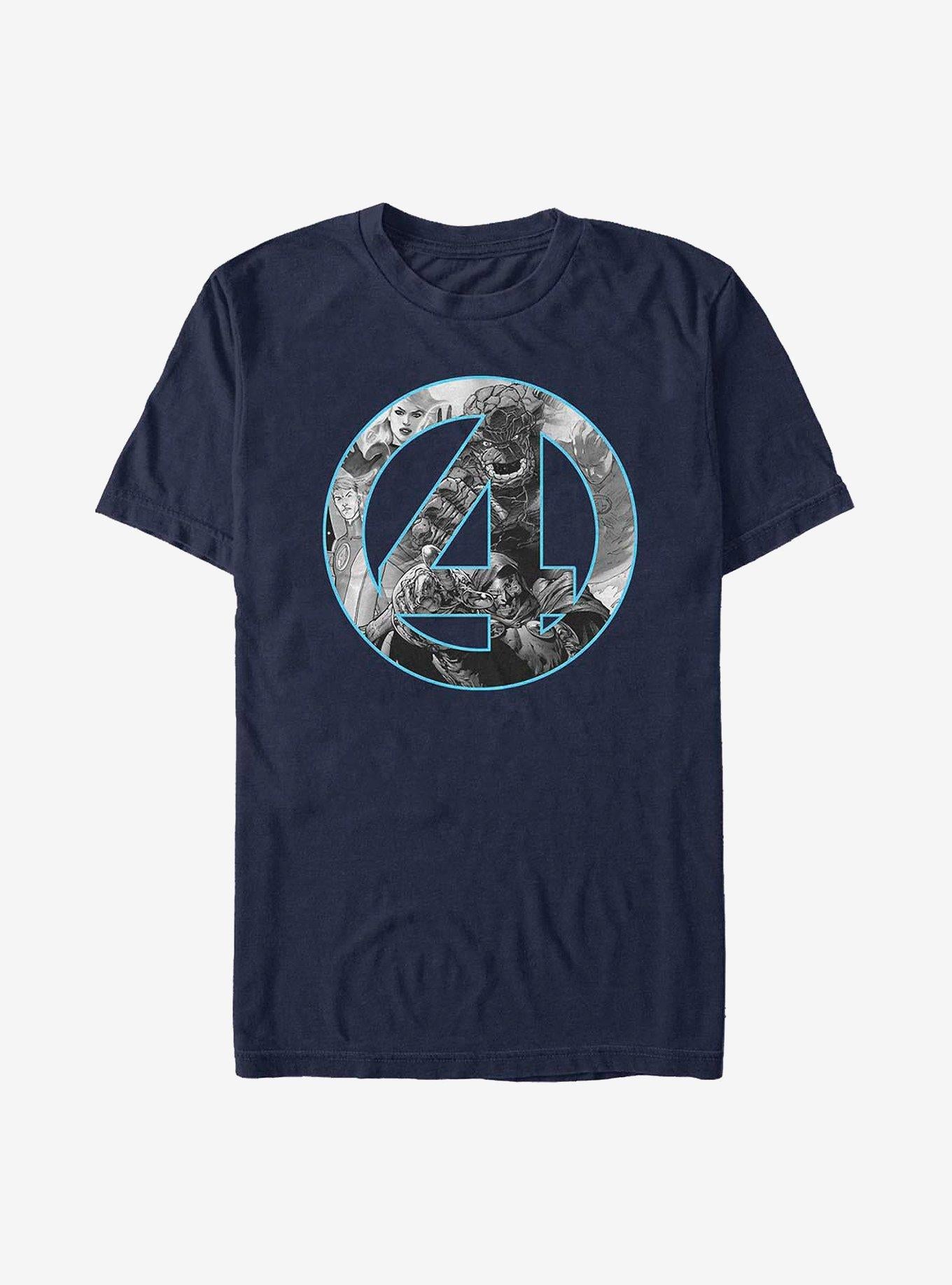 Marvel Fantastic Four Four Badge T-Shirt T-Shirt | Best-Selling Artwork | Trending Now