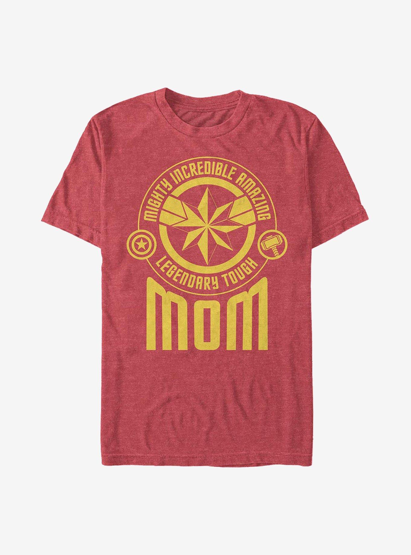 Marvel Avengers Mom Tonal Badges T-Shirt | Premium Unisex T-Shirt, Trending Graphic Tee