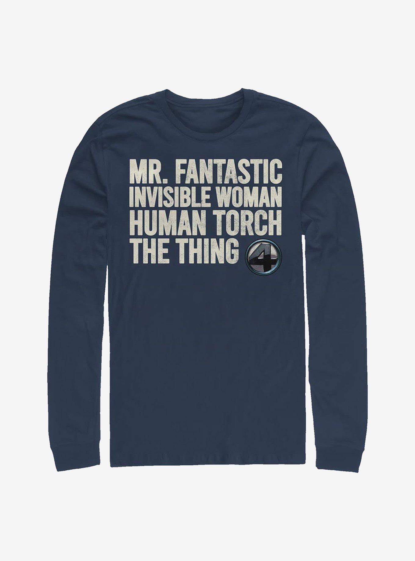 Marvel Fantastic Four Fantastic Stack Long-Sleeve T-Shirt
