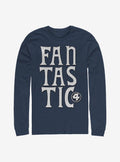 Marvel Fantastic Four Fantastic Words Long-Sleeve T-Shirt T-Shirt | Streetwear Vibe | Great Gift Idea