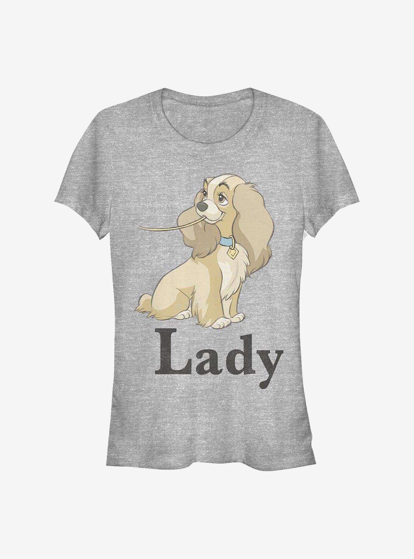 Disney Lady And The Tramp His Lady Girls T-Shirt | Premium Unisex T-Shirt, Trending Graphic Tee