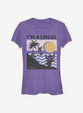 Disney Lilo Stitch Beach Scene Girls T-Shirt T-Shirt | Viral Style | Must-Have Style