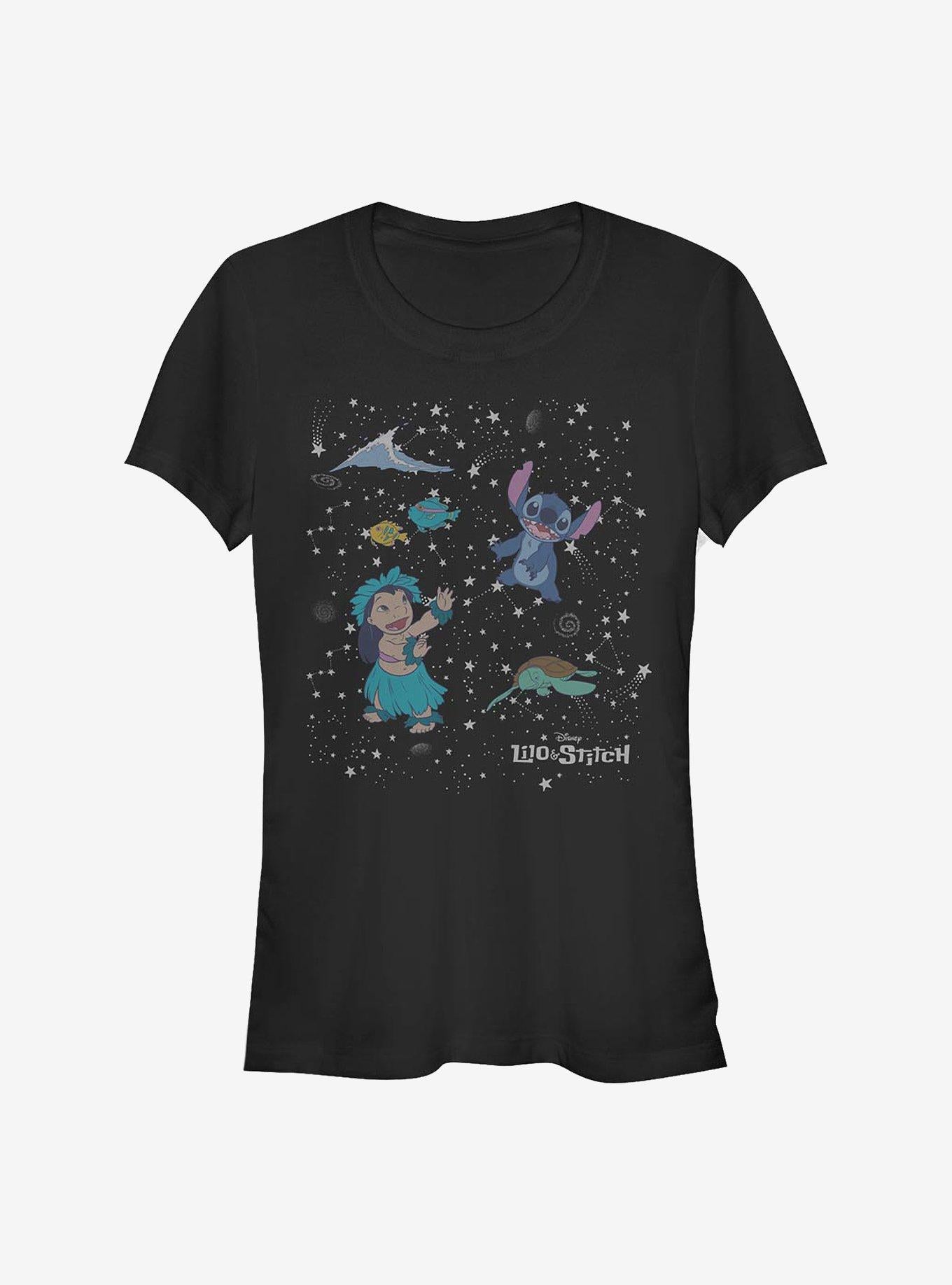 Disney Lilo Stitch Constelation Lilo Stitch Girls T-Shirt T-Shirt | Vintage Graphic Vibe | High Demand Item
