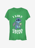 Disney Lilo Stitch I Like Gross Stuff Stitch Girls T-Shirt T-Shirt | High-Quality Print | Trending Now