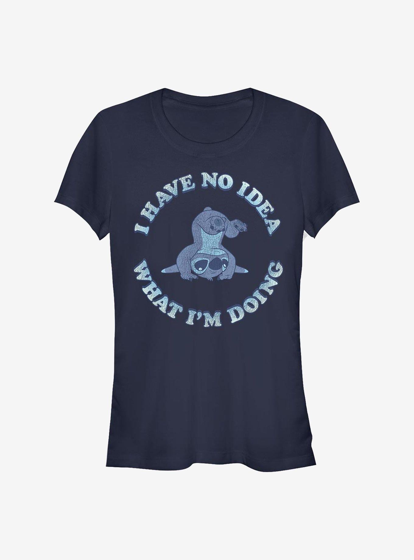 Disney Lilo Stitch No Idea Girls T-Shirt T-Shirt | Top Trending Artwork | Trending Now