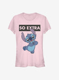 Disney Lilo Stitch So Extra Girls T-Shirt T-Shirt | High-Quality Print | Perfect For Daily Wear