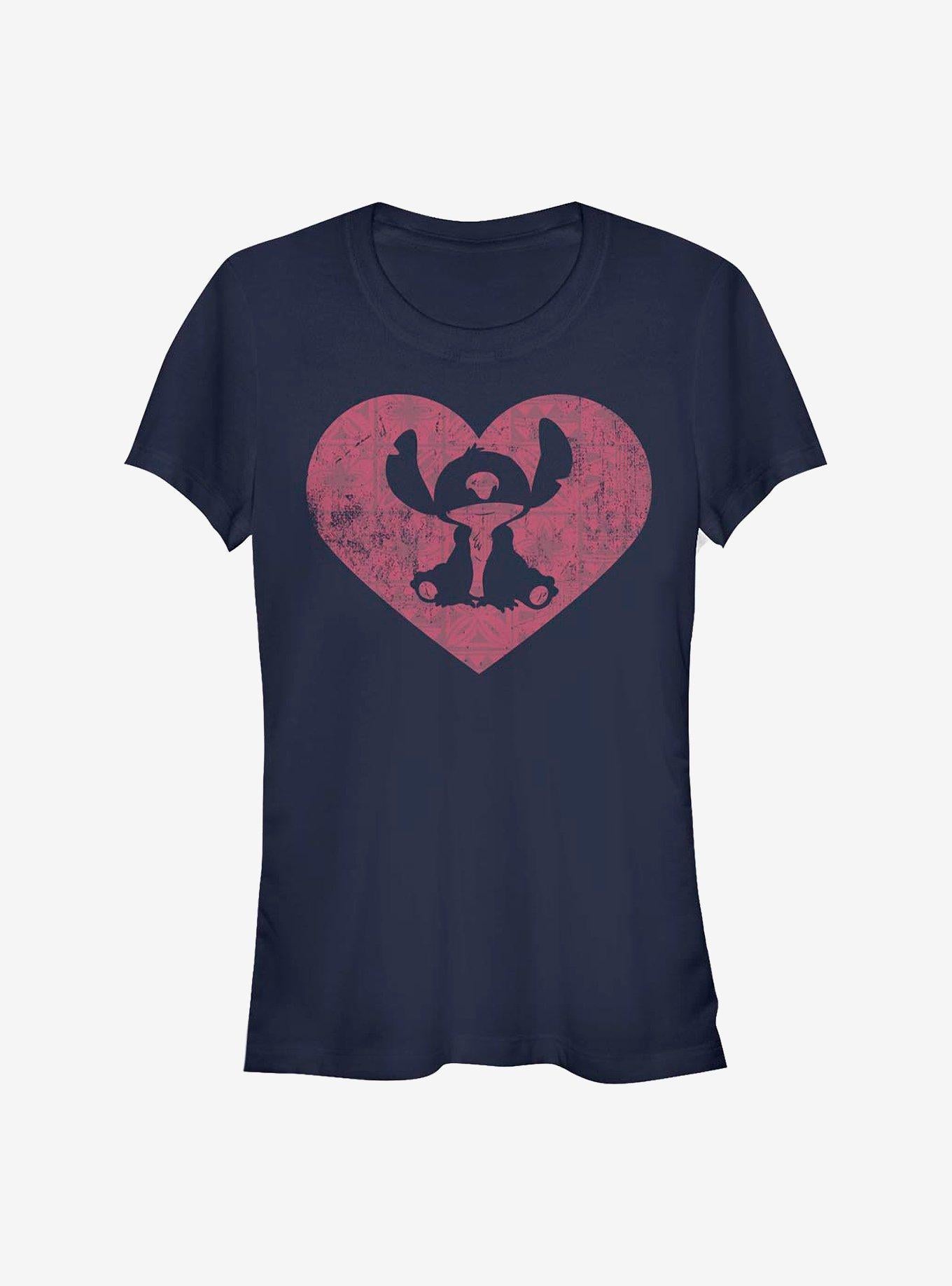Disney Lilo Stitch Heart Girls T-Shirt | Premium Unisex T-Shirt, Trending Graphic Tee