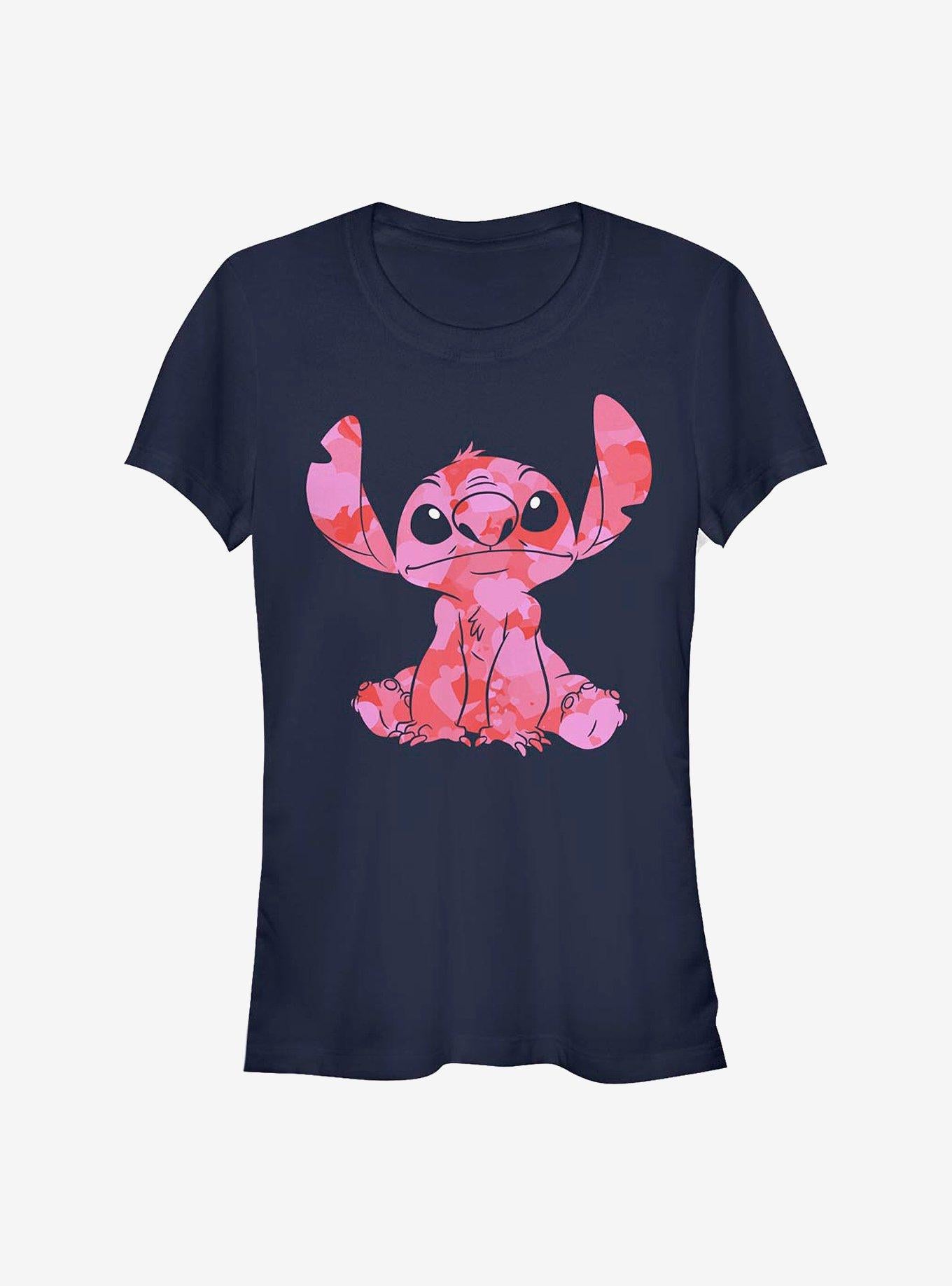Disney Lilo Stitch Heart Fill Girls T-Shirt | Premium Unisex T-Shirt, Trending Graphic Tee