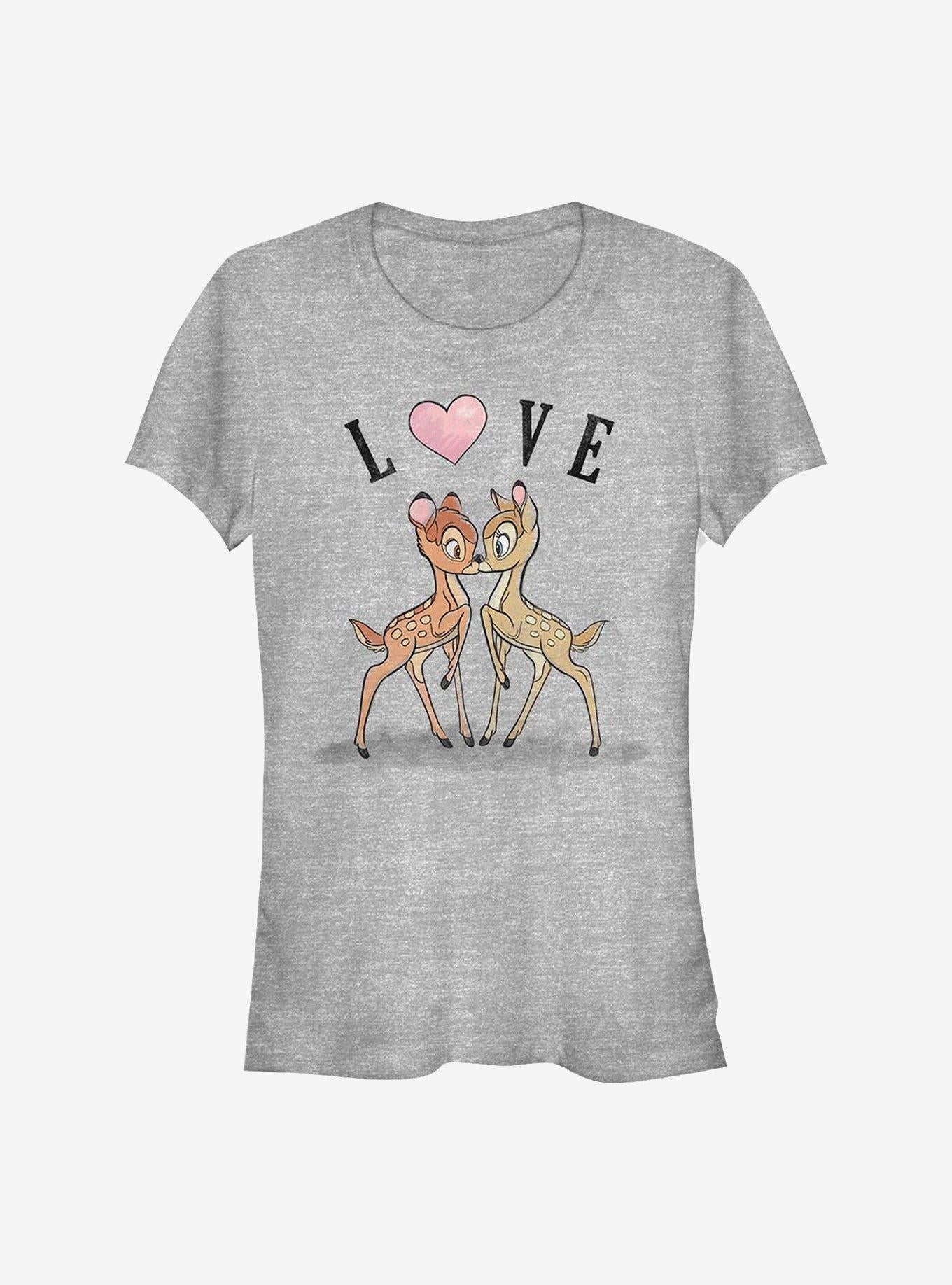 Disney Bambi Love Girls T-Shirt | Premium Unisex T-Shirt, Trending Graphic Tee