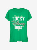 Disney Classic Lucky Disney Logo Girls T-Shirt | Premium Unisex T-Shirt, Trending Graphic Tee