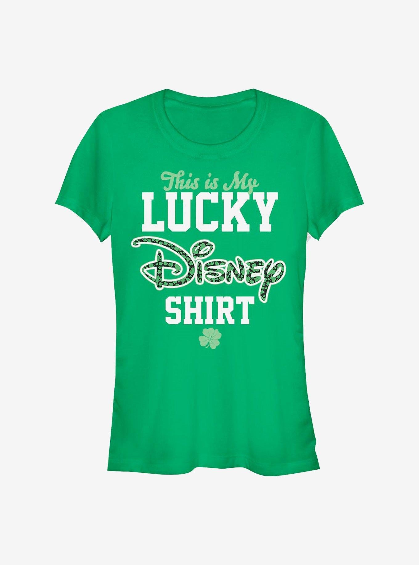 Disney Classic Lucky Disney Logo Girls T-Shirt | Premium Unisex T-Shirt, Trending Graphic Tee