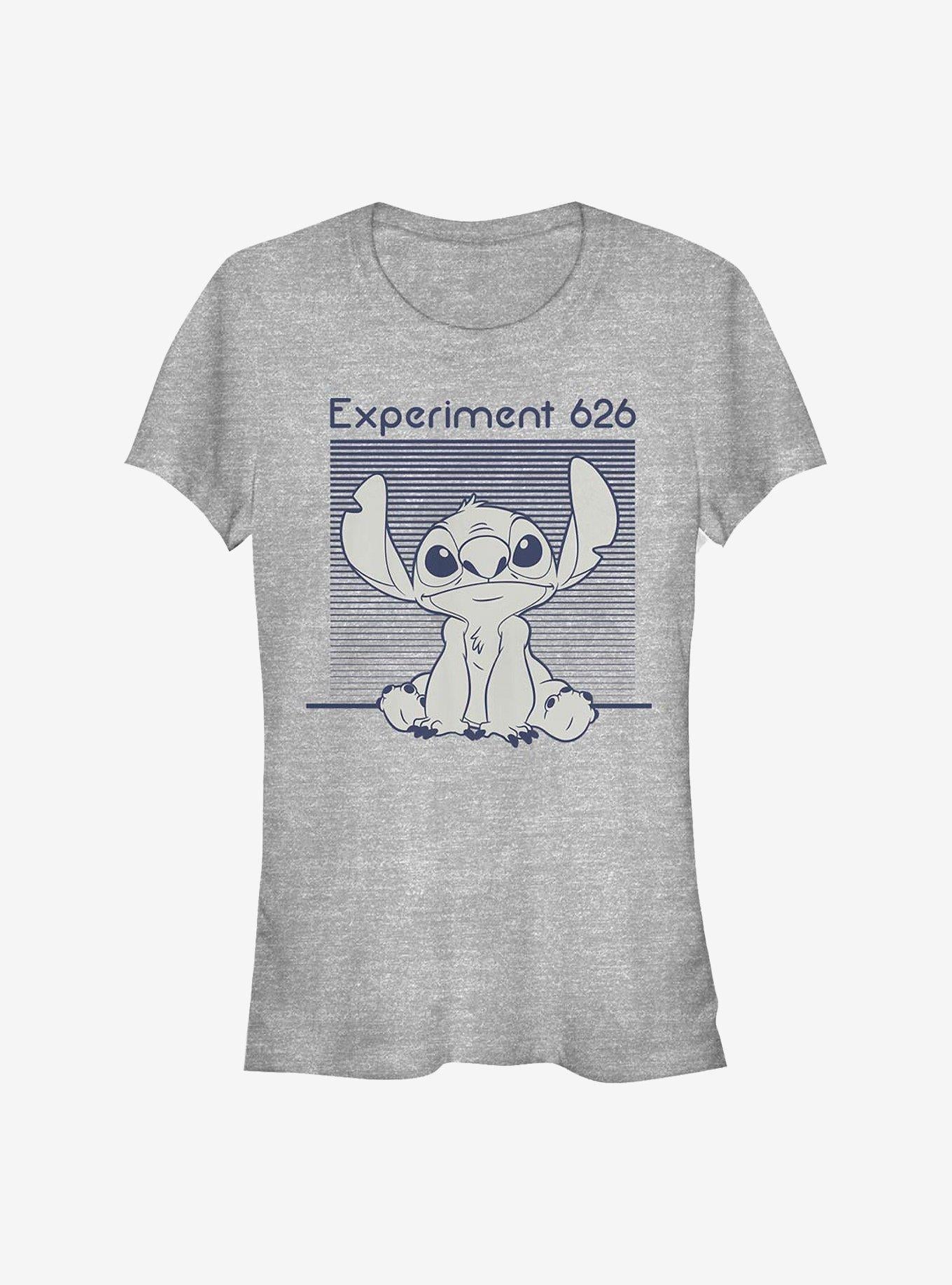 Disney Lilo Stitch Experiment 262 Monochromatic Navy Girls T-Shirt T-Shirt | Streetwear Vibe | Trending Now