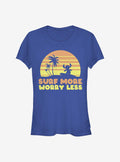 Disney Lilo Stitch Surf More Worry Less Girls T-Shirt T-Shirt | Streetwear Vibe | Trending Now