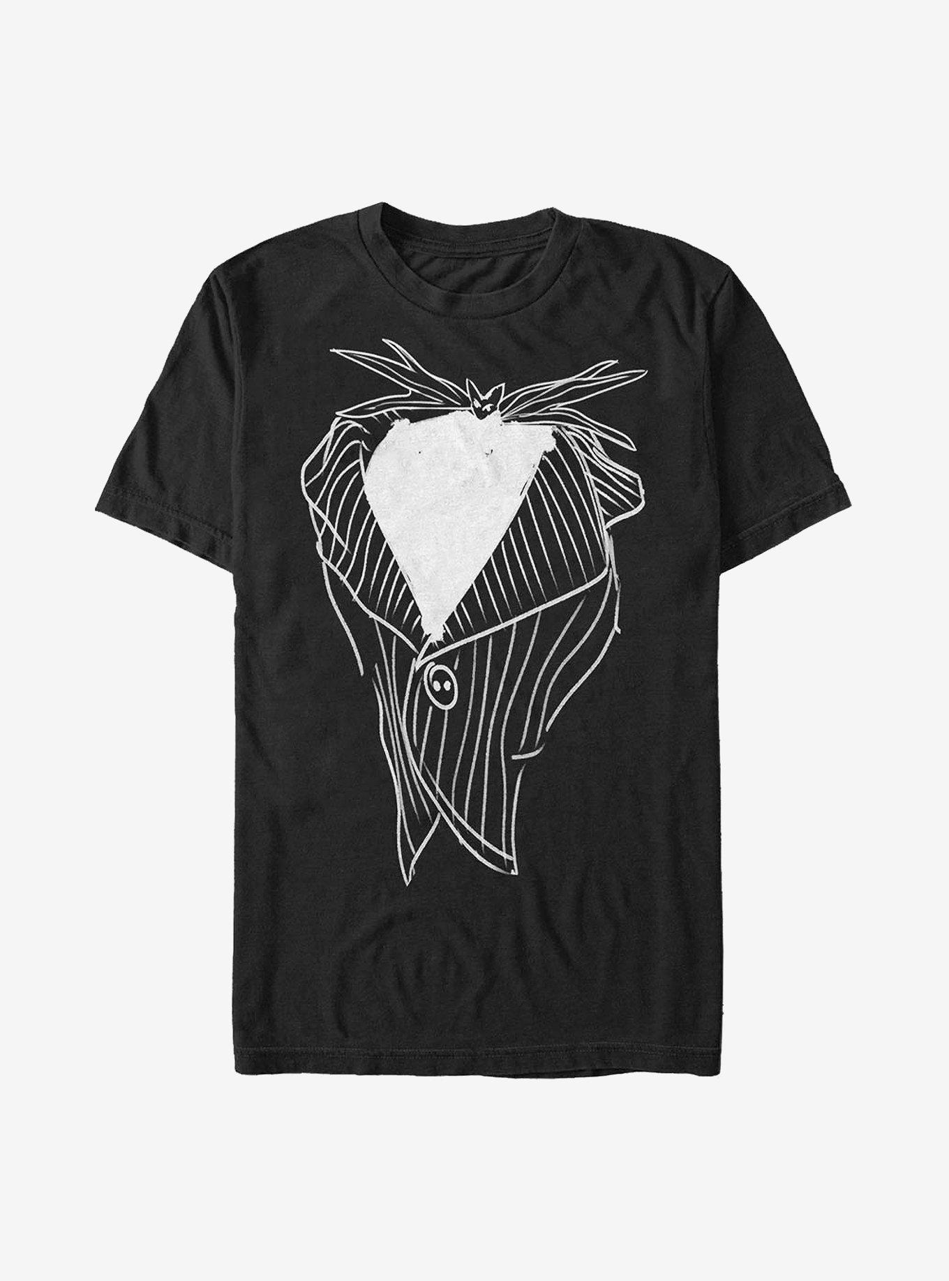 Disney The Nightmare Before Christmas Jack Costume T-shirt | Trendy Graphic Tee | Casual Unisex T-shirt
