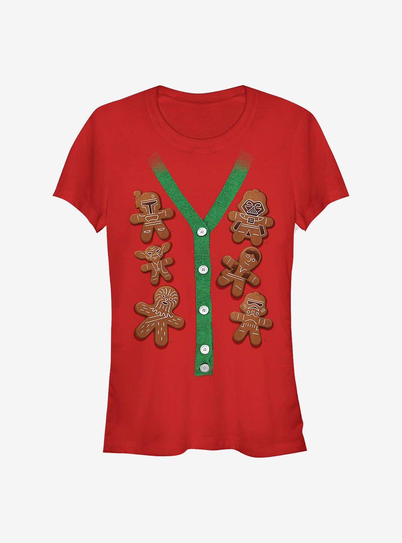 Star Wars Christmas Vest Holiday Cookies Girls T-Shirt T-Shirt | High-Quality Print | Great Gift Idea