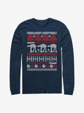 Star Wars Ugly Holiday Long-sleeve T-shirt | Trendy Graphic Tee | Casual Unisex T-shirt