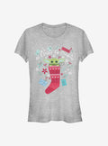 Star Wars The Mandalorian The Child All I Want For Christmas Girls T-Shirt T-Shirt | Viral Style | High Demand Item