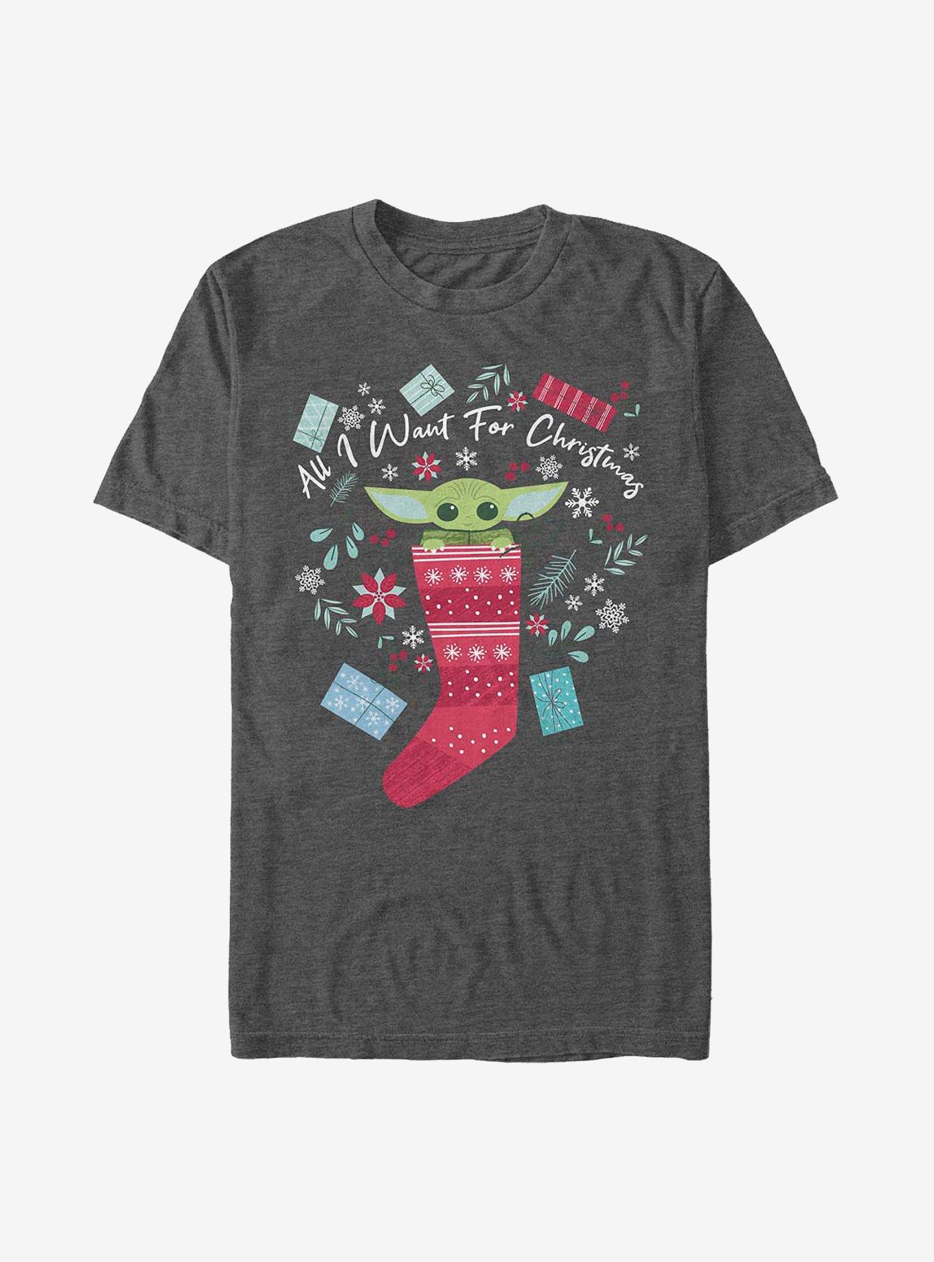 Star Wars The Mandalorian The Child All I Want For Christmas T-Shirt