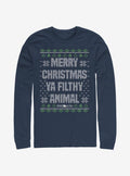 Home Alone Merry Christmas Ya Filthy Animal Ugly Holiday Long-sleeve T-shirt | Trendy Graphic Tee | Casual Unisex T-shirt
