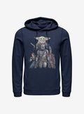 Star Wars The Mandalorian Poster Hoodie