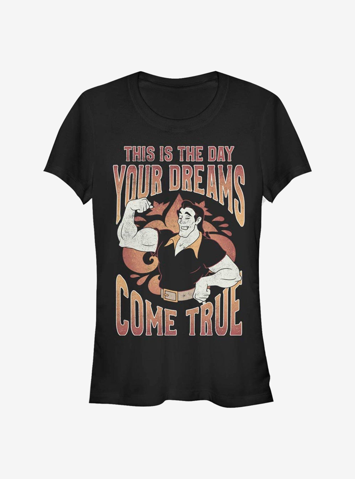 Disney Beauty And The Beast Gaston Dreams Girls T-Shirt | Premium Unisex T-Shirt, Trending Graphic Tee