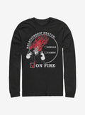Disney Hercules Relationship On Fire Long-Sleeve T-Shirt | Premium Unisex T-Shirt, Trending Graphic Tee