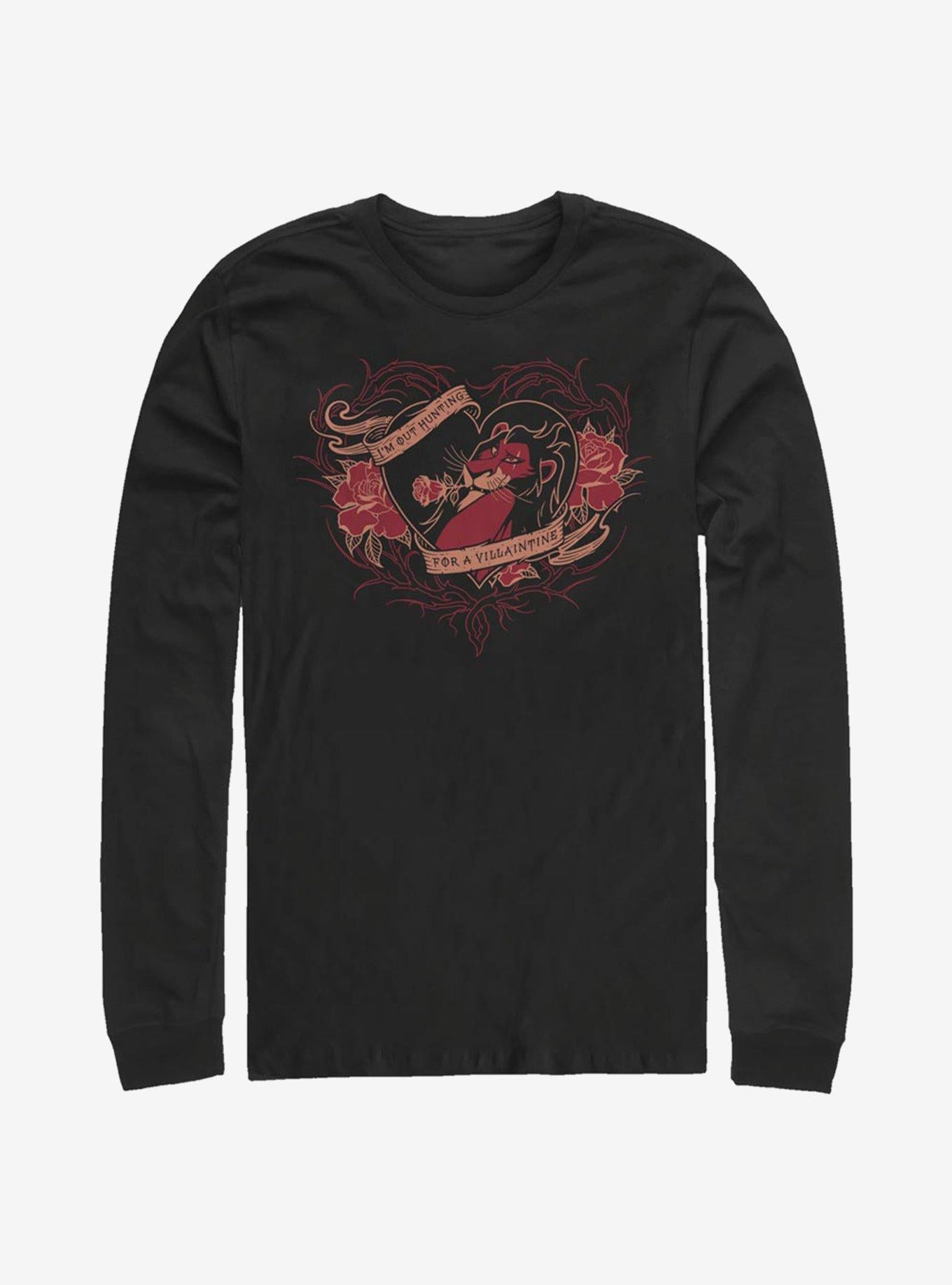 Disney The Lion King Hunting For Valentines Long-Sleeve T-Shirt | Premium Unisex T-Shirt, Trending Graphic Tee