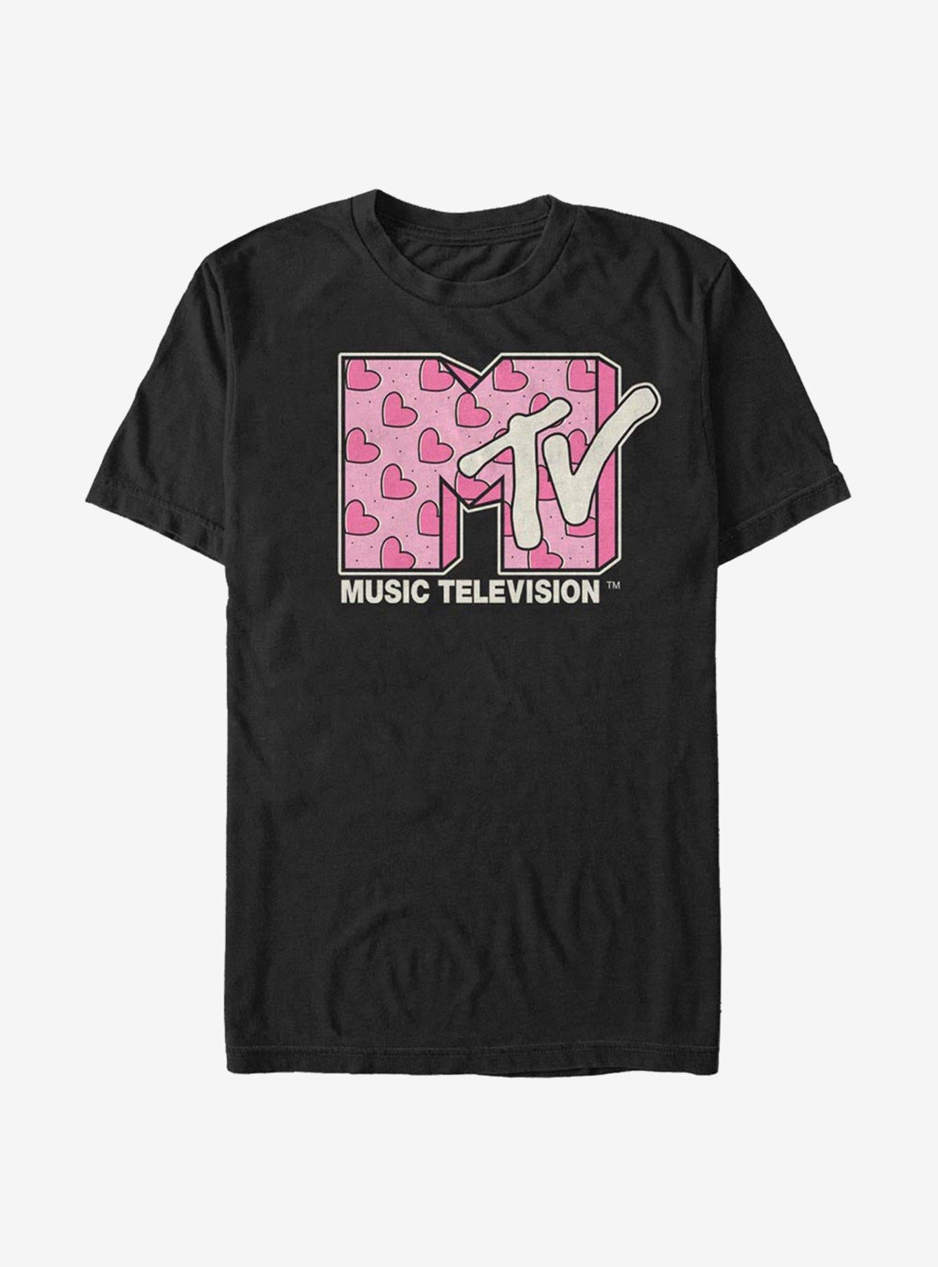 MTV Heart Diagonal T-Shirt | Premium Unisex T-Shirt, Trending Graphic Tee