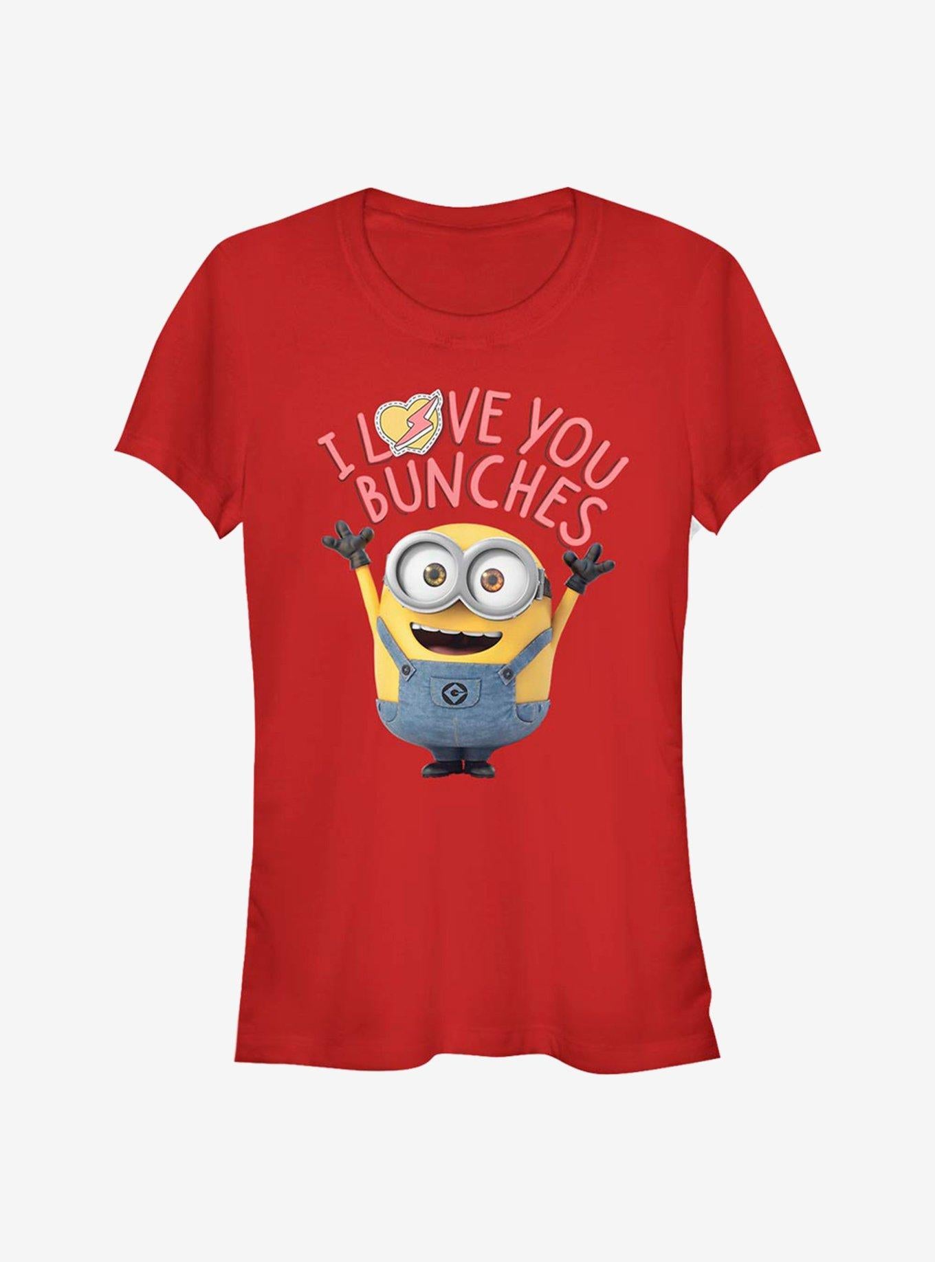 Minions Banana Love Girls T-Shirt | Premium Unisex T-Shirt, Trending Graphic Tee
