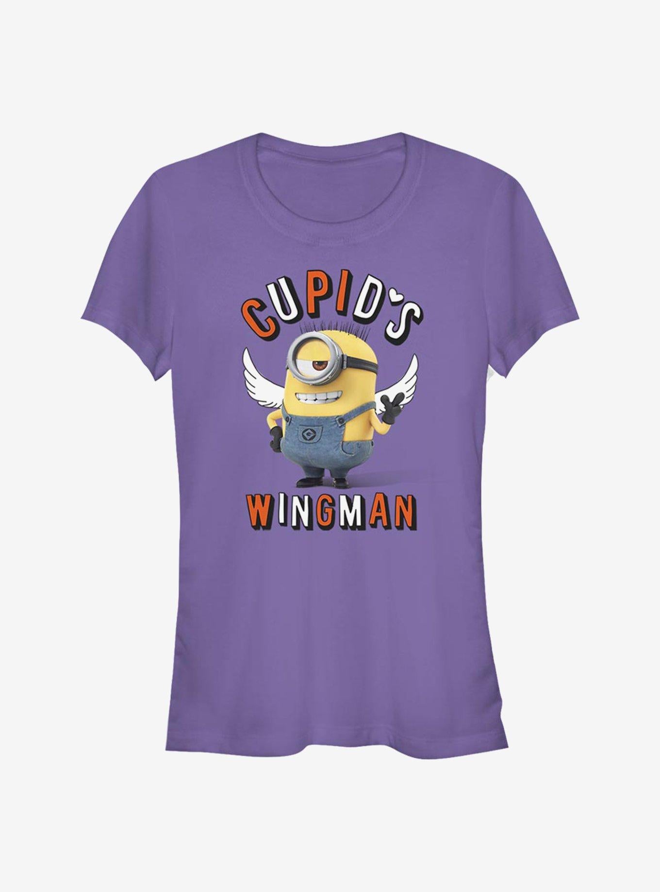 Minions Cupid's Wingman Girls T-Shirt | Premium Unisex T-Shirt, Trending Graphic Tee