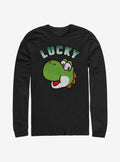 Nintendo Super Mario Lucky Yoshi Long-Sleeve T-Shirt | Premium Unisex T-Shirt, Trending Graphic Tee