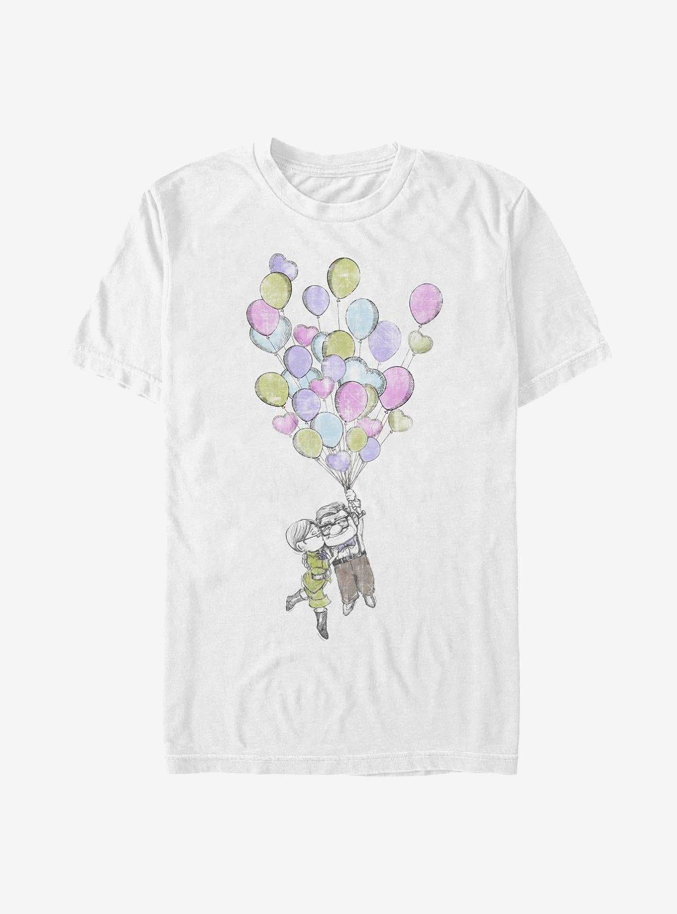 Disney Pixar Up Ellie Carl Love Is In The Air T-Shirt | Premium Unisex T-Shirt, Trending Graphic Tee