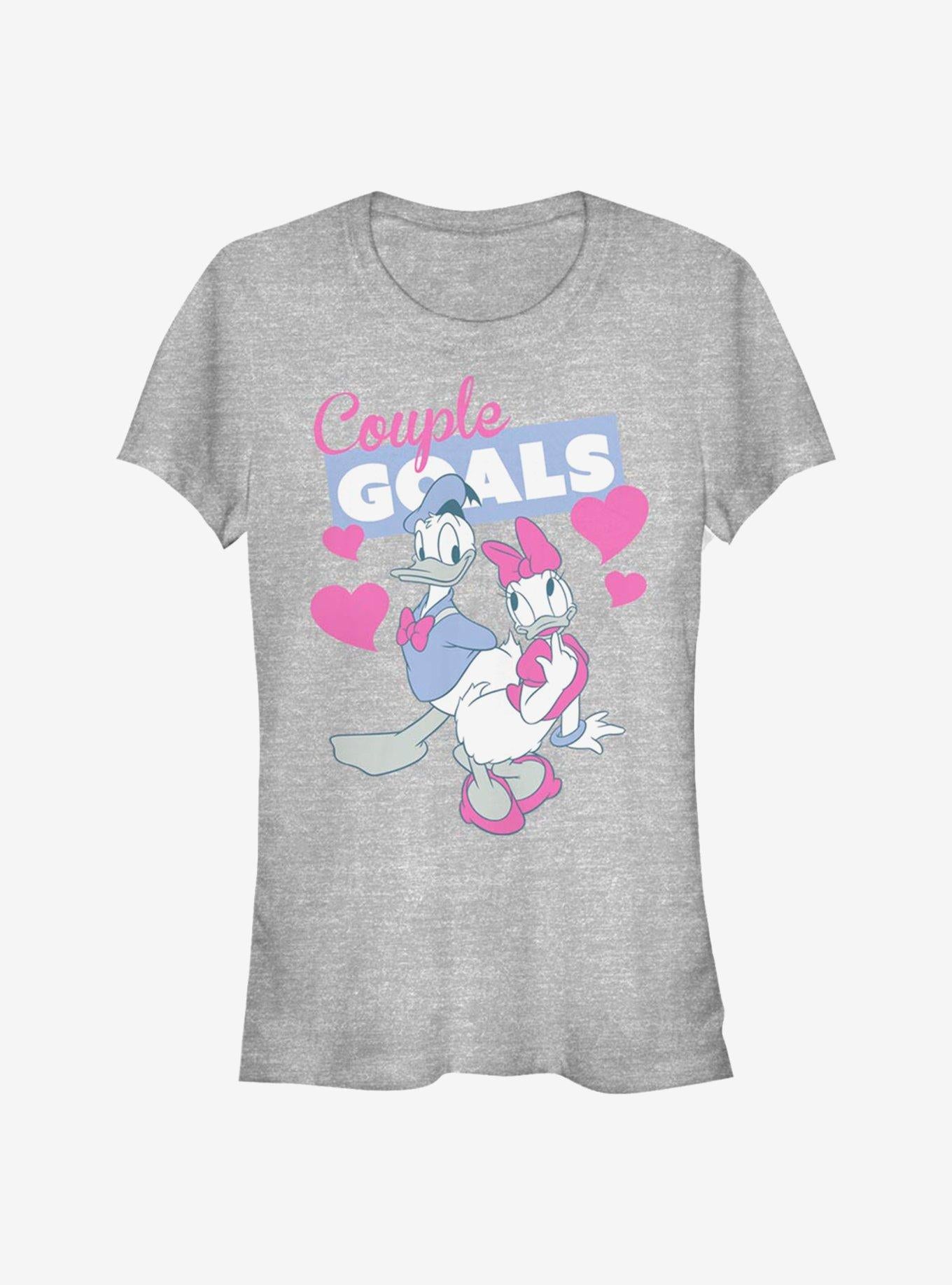 Disney Donald Duck Daisy Duck Couple Goals Girls T-Shirt | Premium Unisex T-Shirt, Trending Graphic Tee