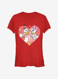 Disney Donald Duck Daisy Duck Love Girls T-Shirt | Premium Unisex T-Shirt, Trending Graphic Tee