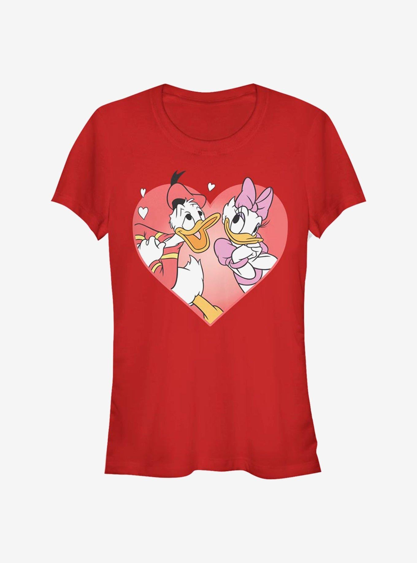 Disney Donald Duck Daisy Duck Love Girls T-Shirt | Premium Unisex T-Shirt, Trending Graphic Tee
