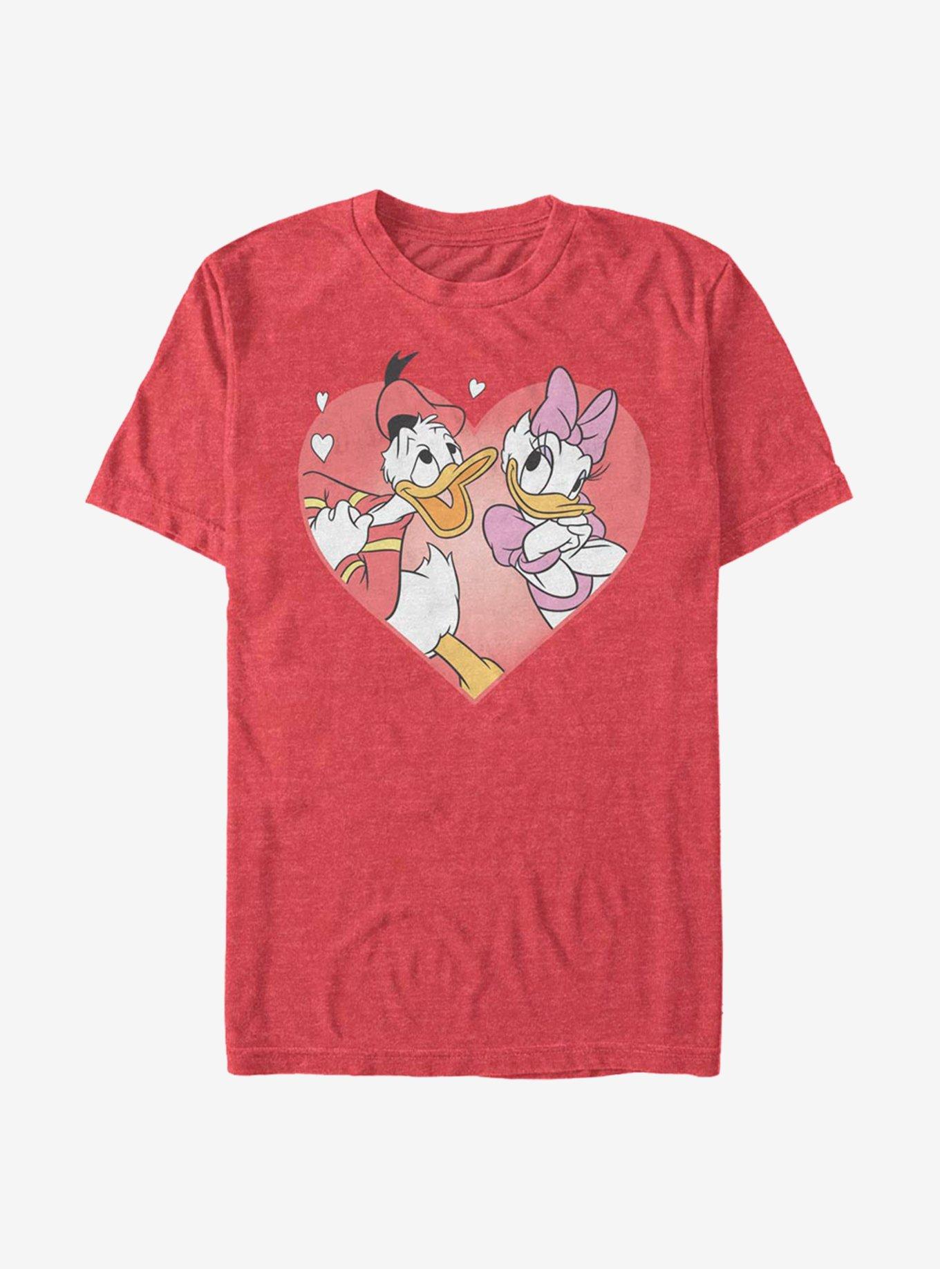 Disney Donald Duck Daisy Duck Love T-Shirt | Premium Unisex T-Shirt, Trending Graphic Tee