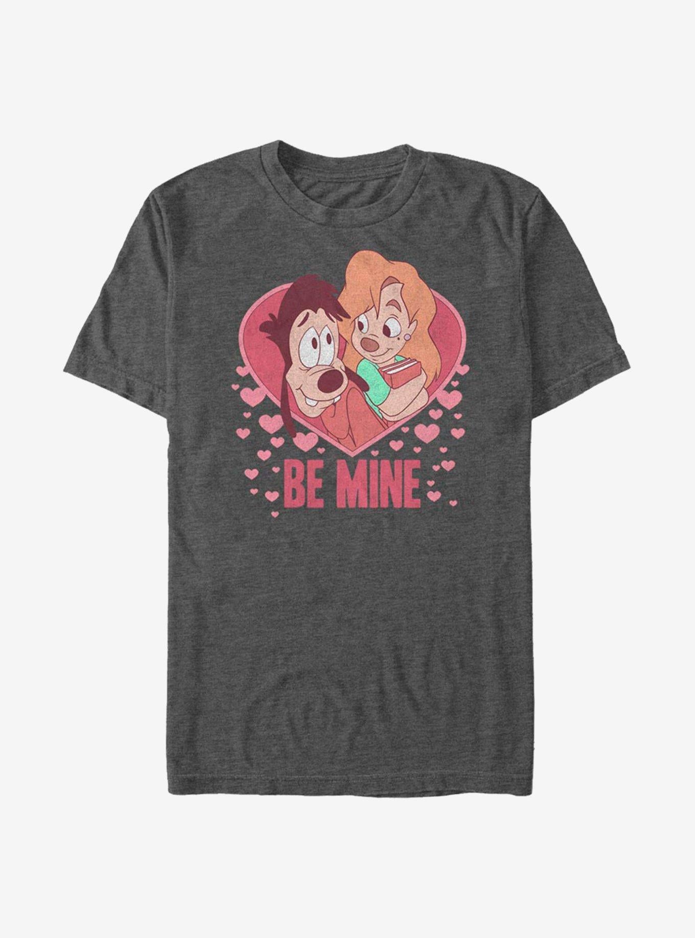 Disney A Goofy Movie Max And Roxanne Be Mine T-Shirt | Premium Unisex T-Shirt, Trending Graphic Tee