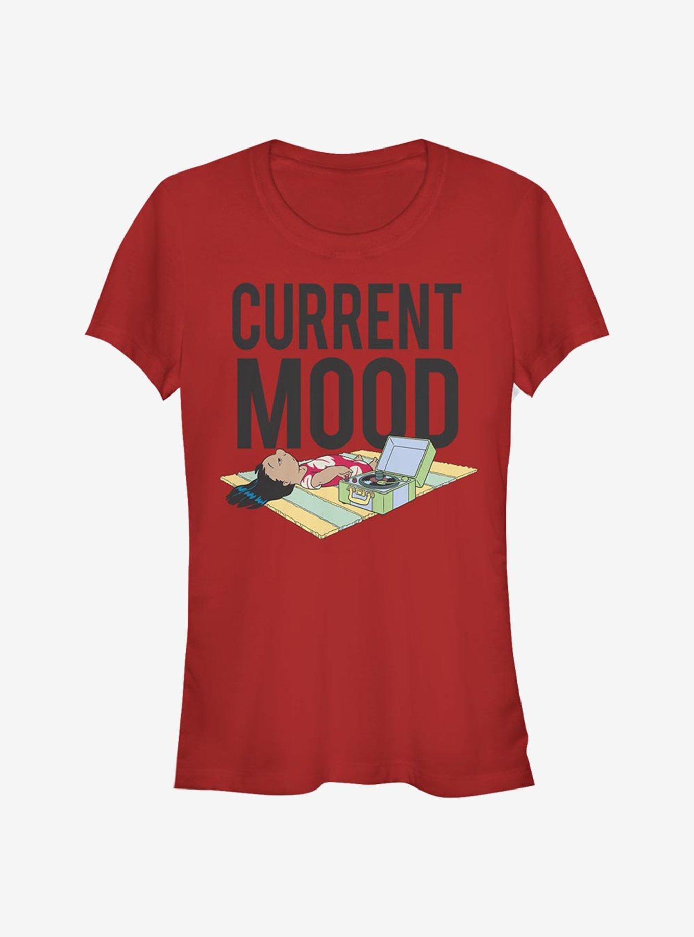 Disney Lilo Stitch Current Mood Lilo Girls T-Shirt T-Shirt | Vintage Graphic Vibe | Must-Have Style